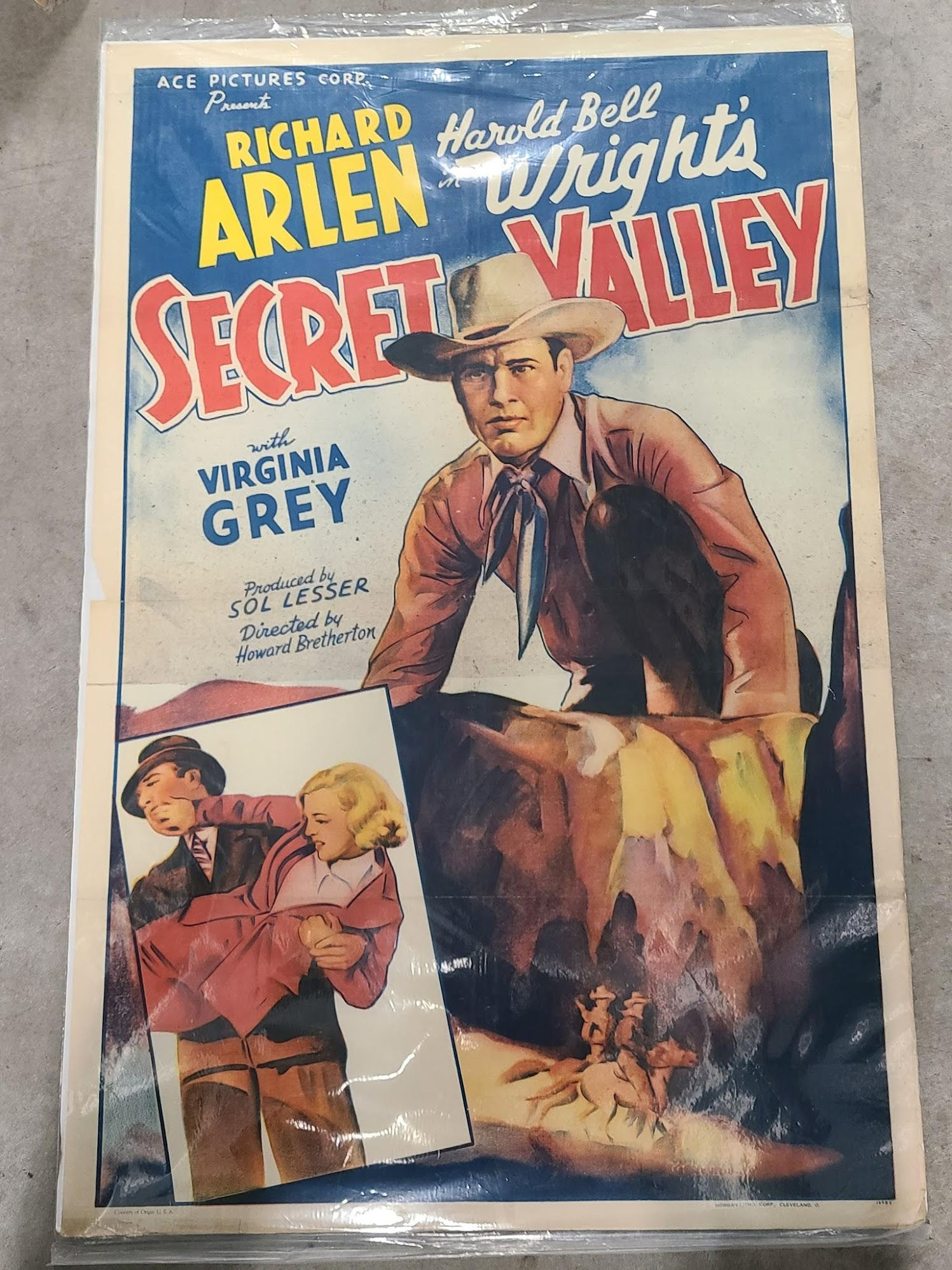 Secret Valley 1937 1 Sheets/US