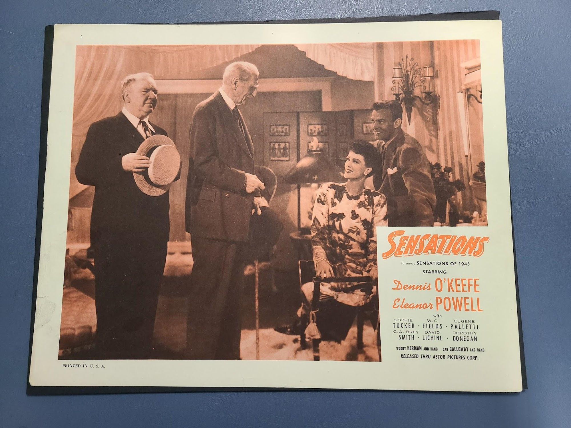 Sensations Of 1945 1944 General Lobby Cards