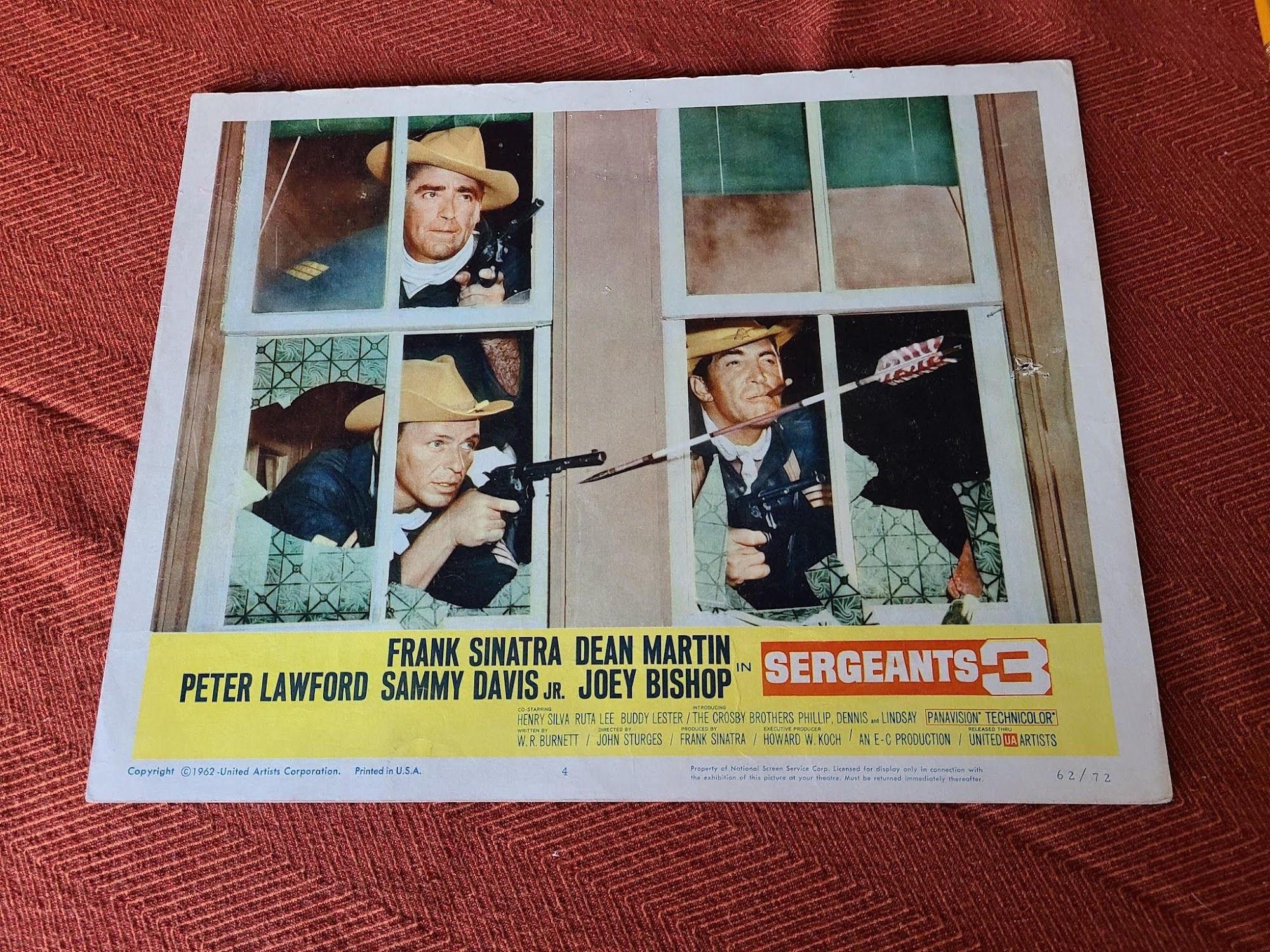 Sergeant 3 1962 Western Lobby Cards
