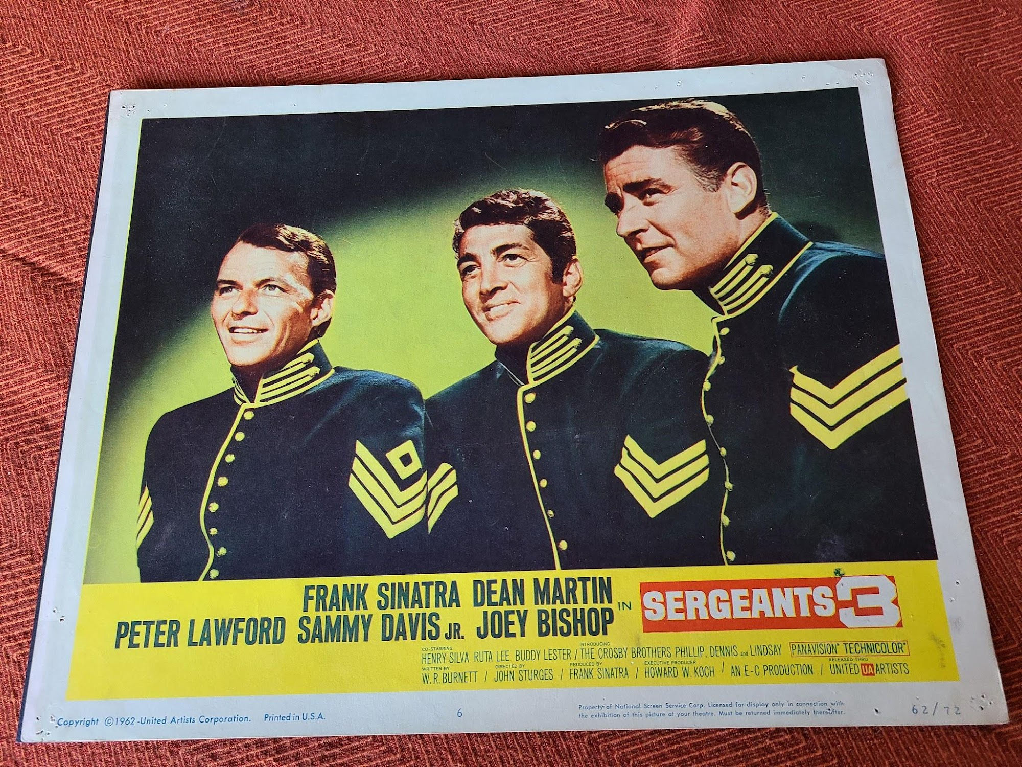 Sergeant 3 1962 Western Lobby Cards