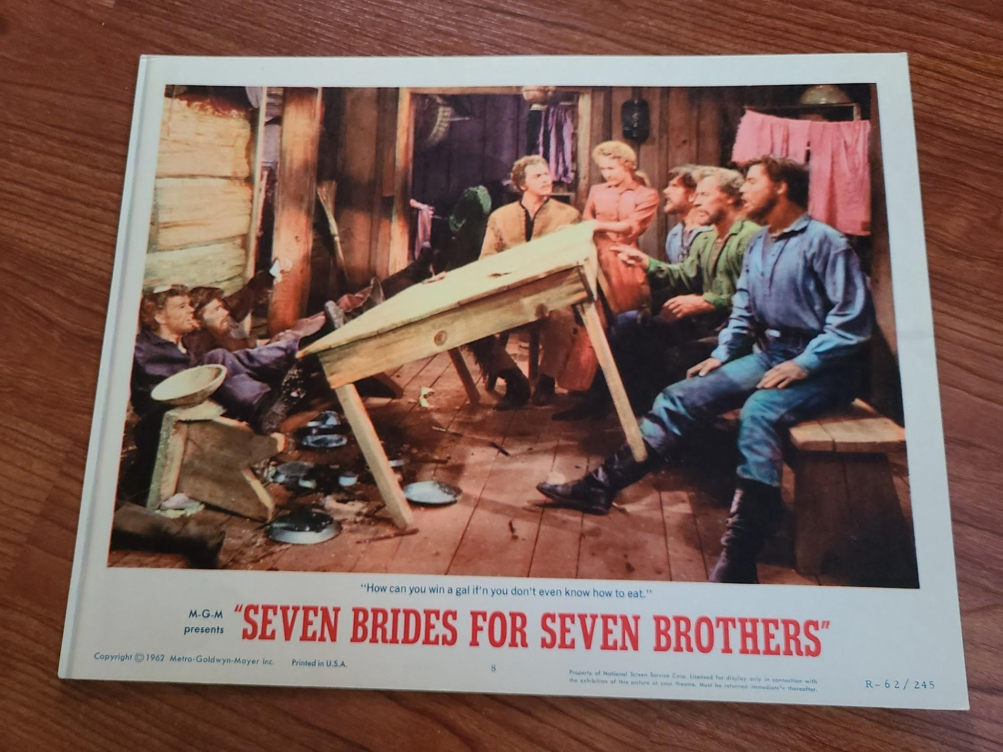 Seven Brides For Seven Brothers 1954 General Lobby Cards