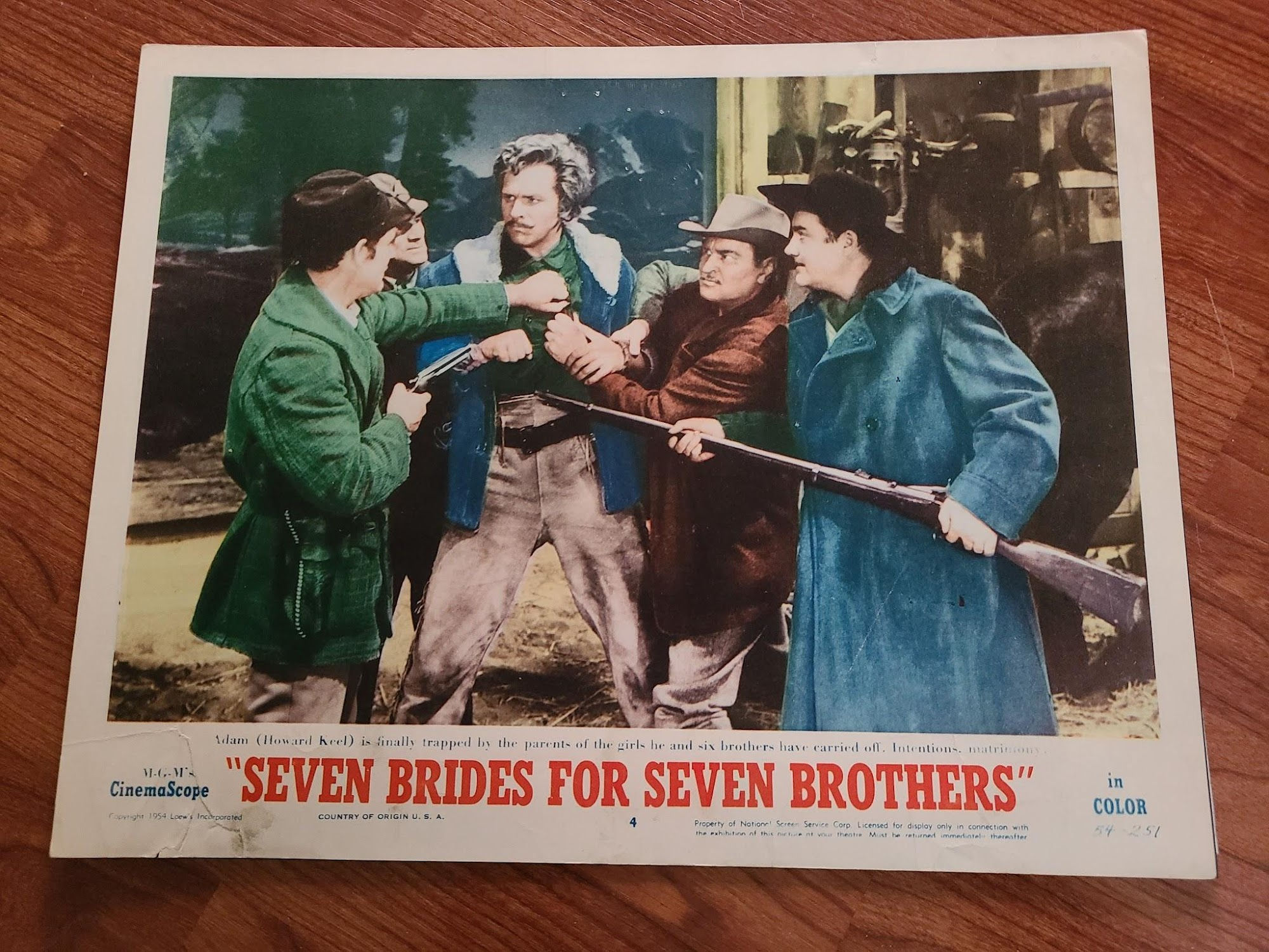 Seven Brides For Seven Brothers 1954 General Lobby Cards