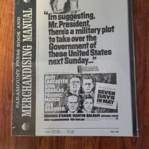 Seven Days In May 1964 Press Books