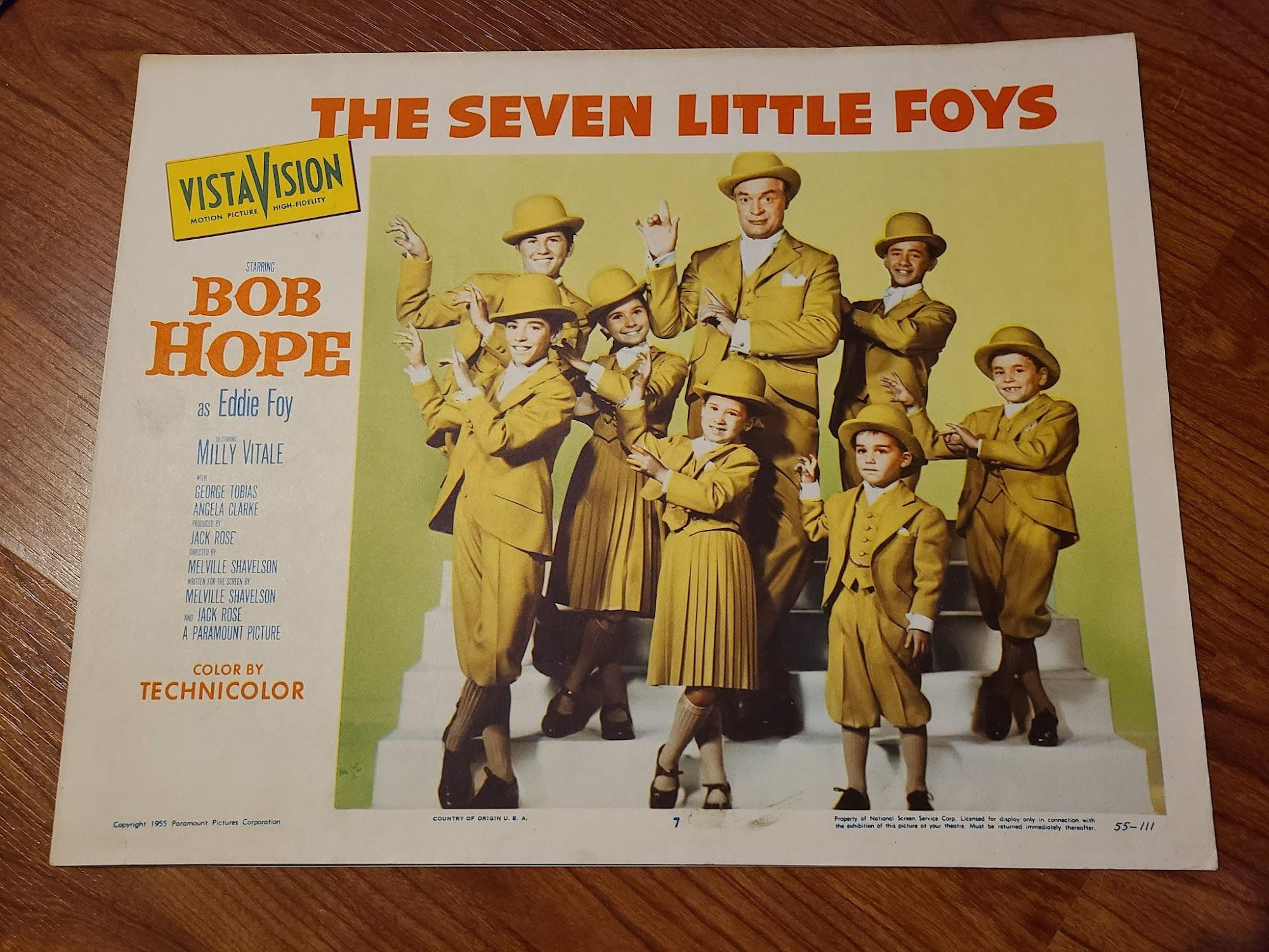 Seven Little Foys 1955 General Lobby Cards
