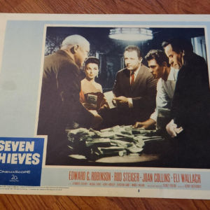 Seven Thieves 1960 General Lobby Cards