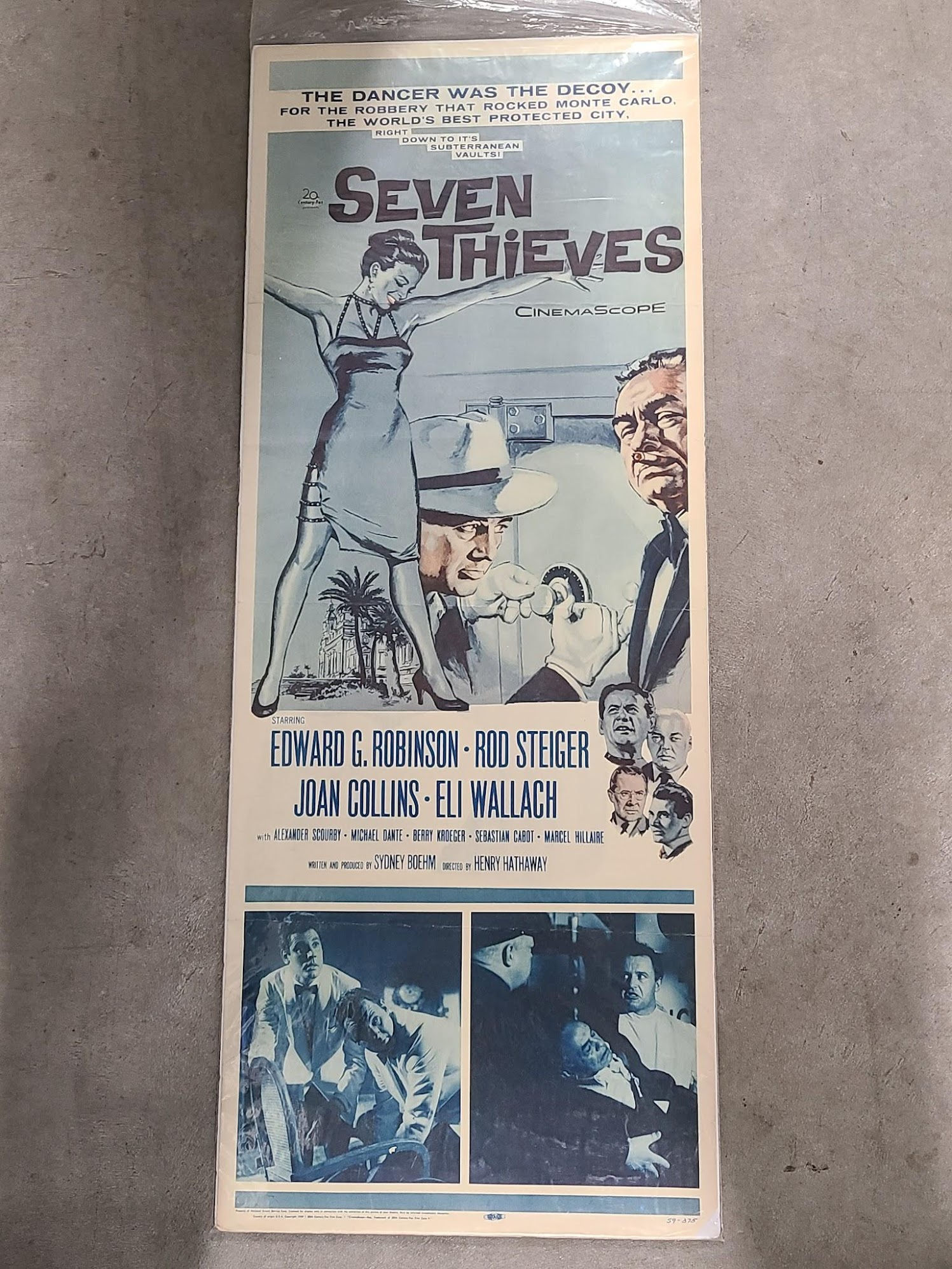 Seven Thieves 1960 Inserts