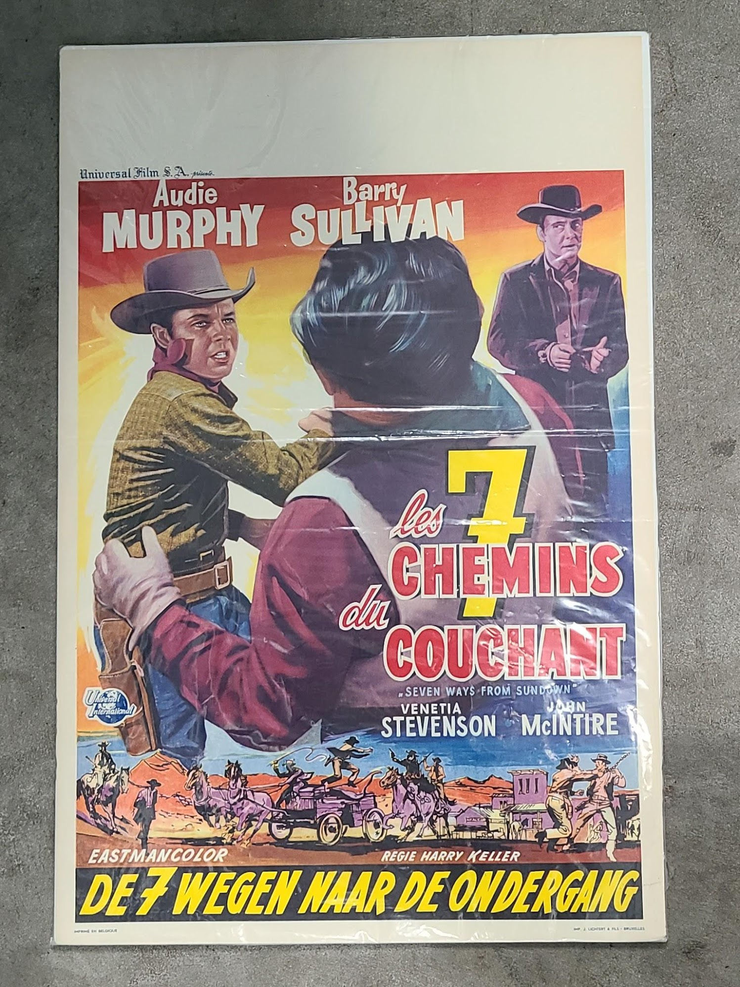 Seven Way from Sundown 1960 Belgium
