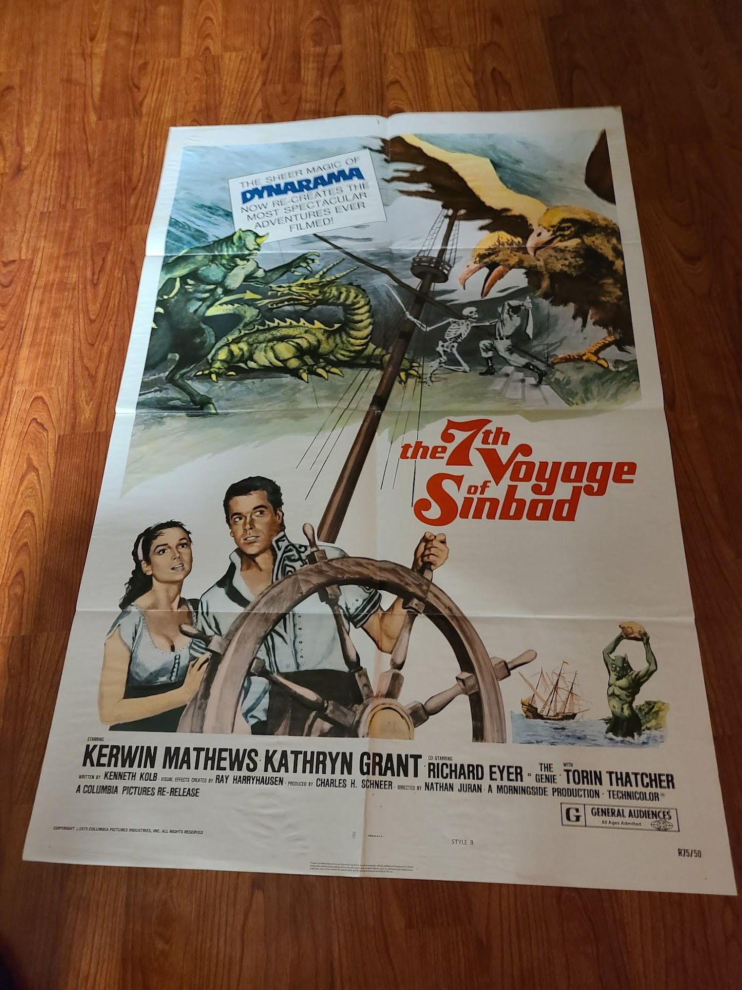 Seventh Voayge Of Sinbad 1958 1 Sheets/US