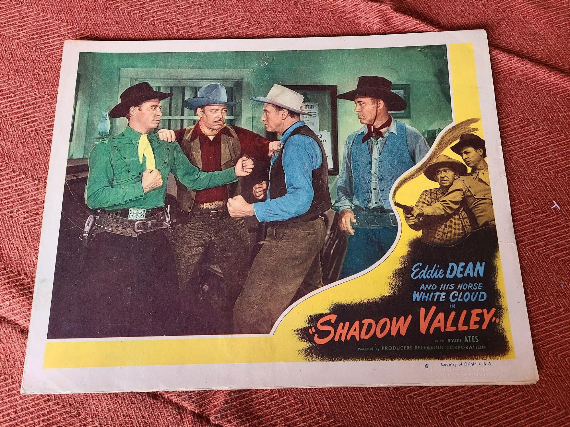 Shadow Valley 1947 Western Lobby Cards