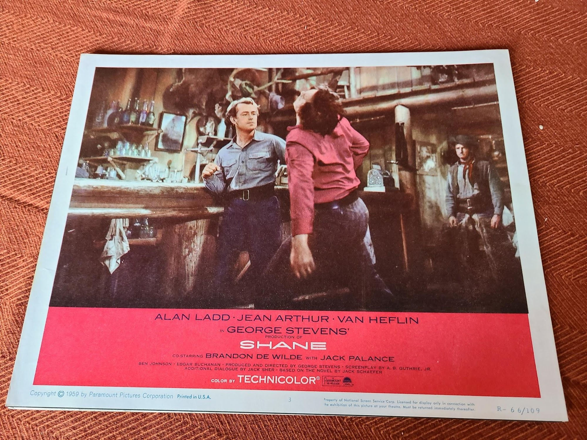 Shane 1953 Western Lobby Cards