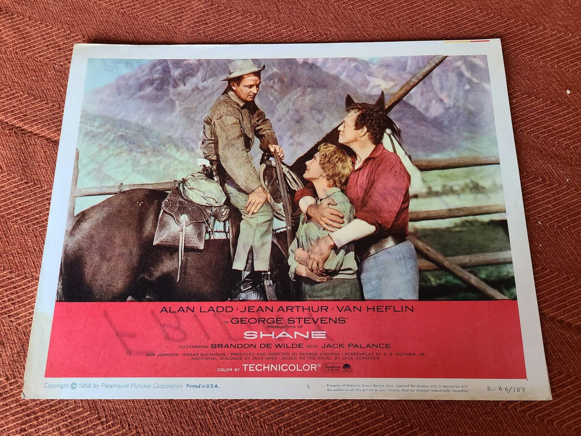 Shane 1953 Western Lobby Cards
