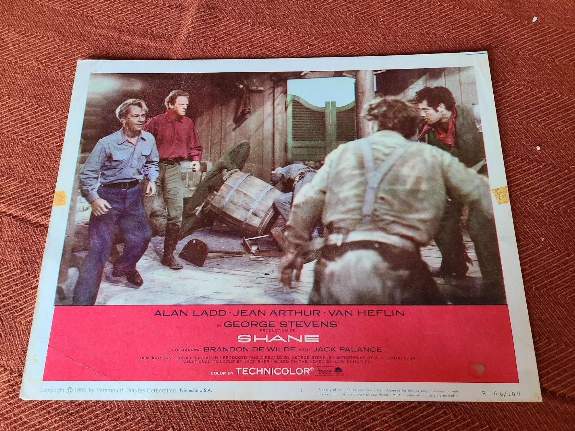 Shane 1953 Western Lobby Cards