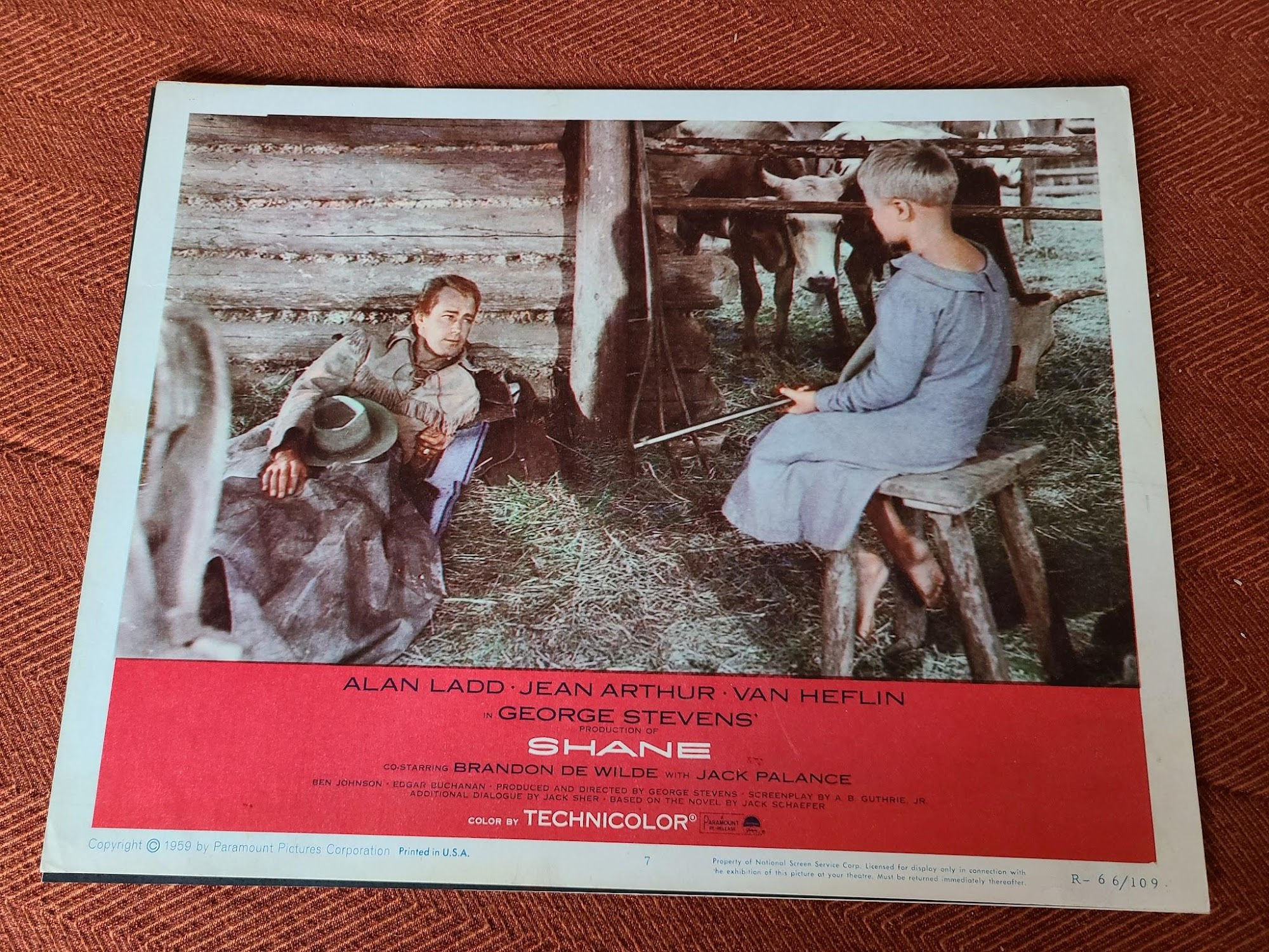 Shane 1953 Western Lobby Cards
