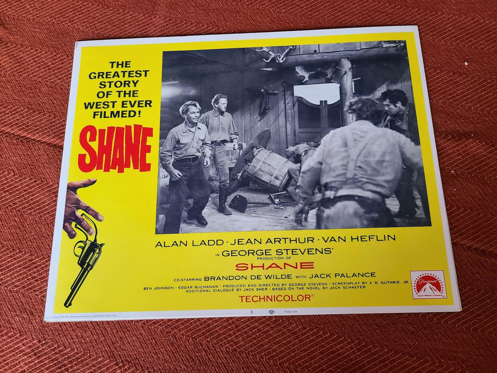 Shane 1953 Western Lobby Cards