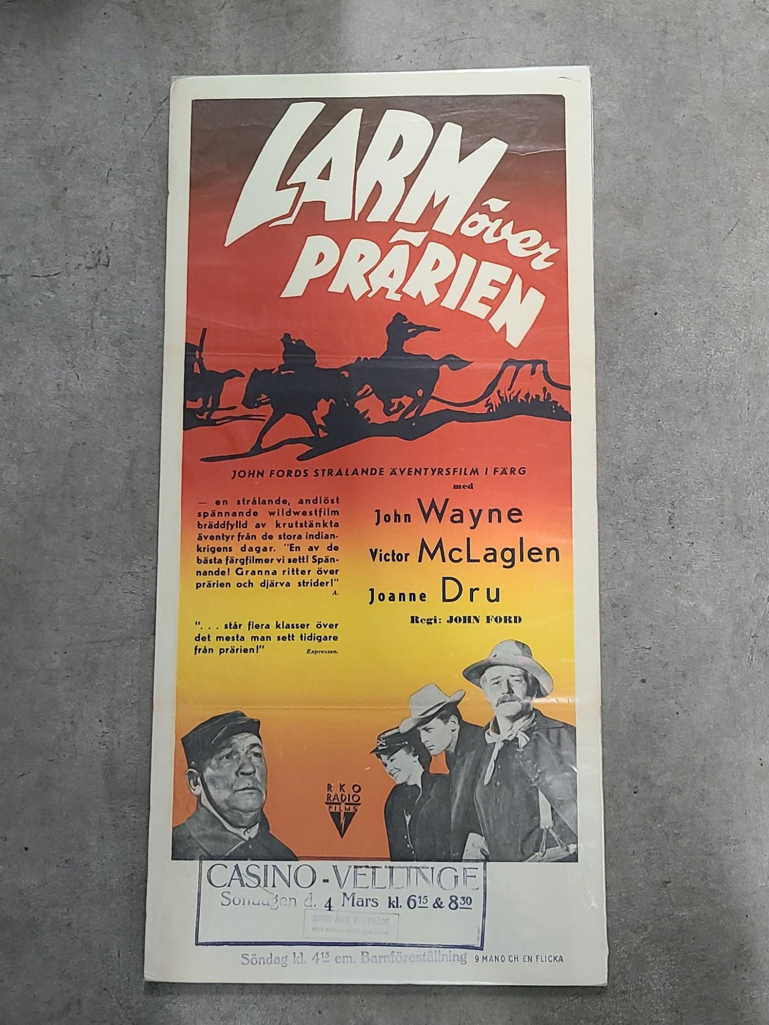 She Wore A Yellow Ribbon 1949 Swedish Slope