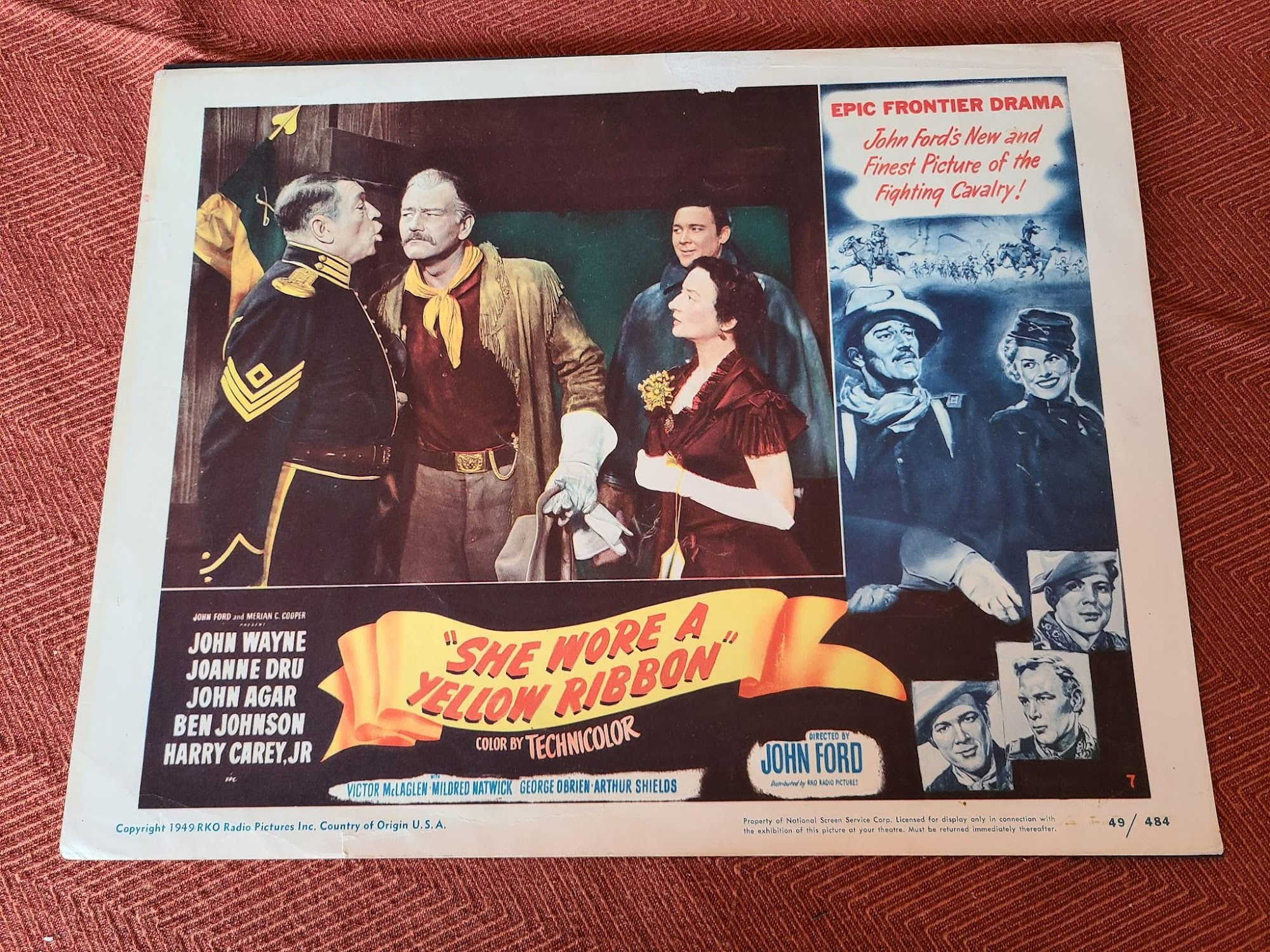 She Wore A Yellow Ribbon 1949 Western Lobby Cards