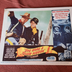 She Wore A Yellow Ribbon 1949 Western Lobby Cards