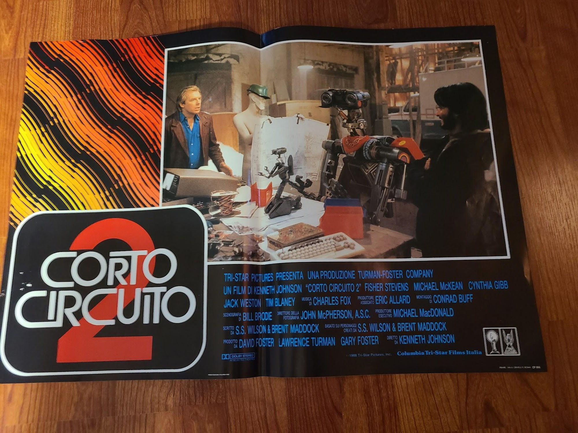 Short Circuit 2 1988 Fotobusta