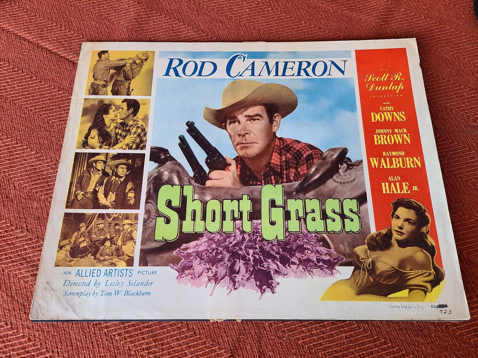 Short Grass 1950 Western Lobby Cards