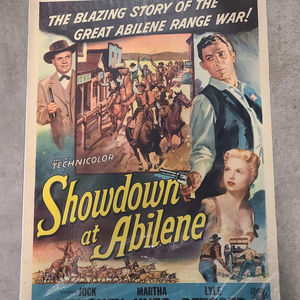 Showdown At Abilene 1957 1 Sheets/US
