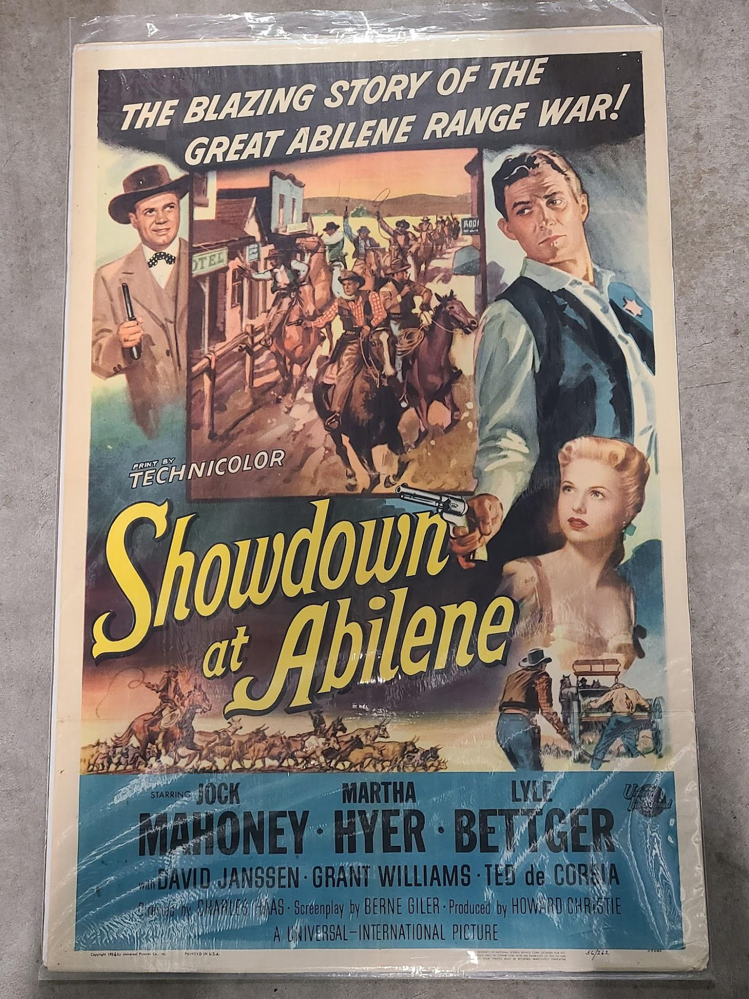Showdown At Abilene 1957 1 Sheets/US