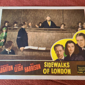 Sidewalks of London 1939 General Lobby Cards