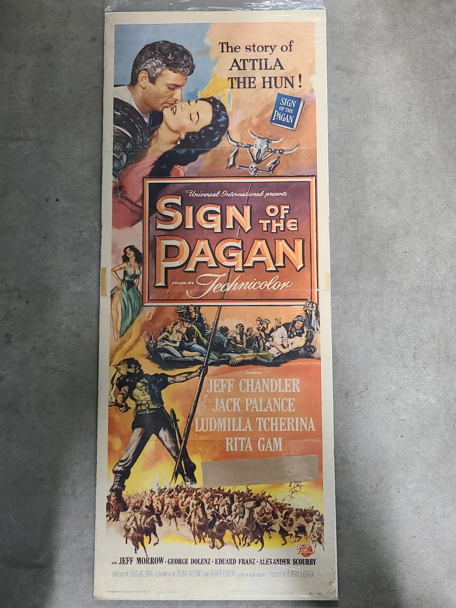 Sign Of The Pagan 1954 Inserts