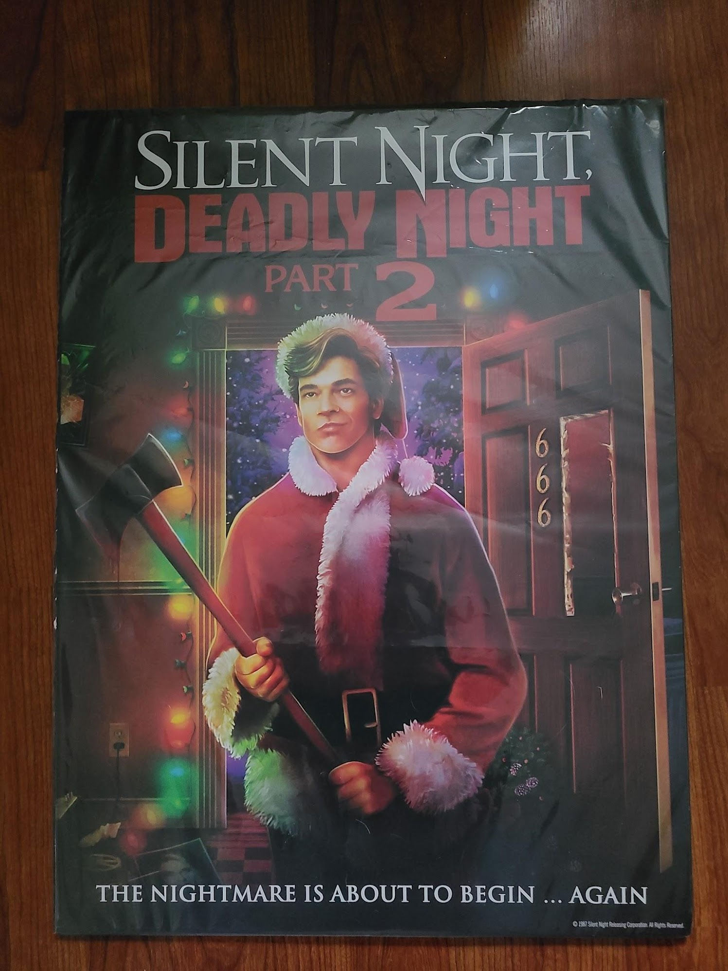 Silent Night Deadly Night 2 1987 Window Cards