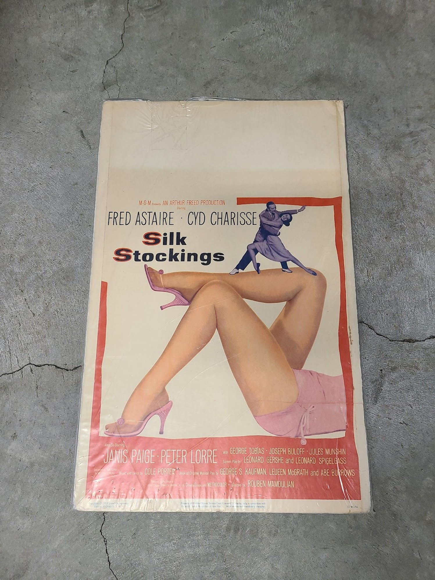 Silk Stockings 1957 Window Cards