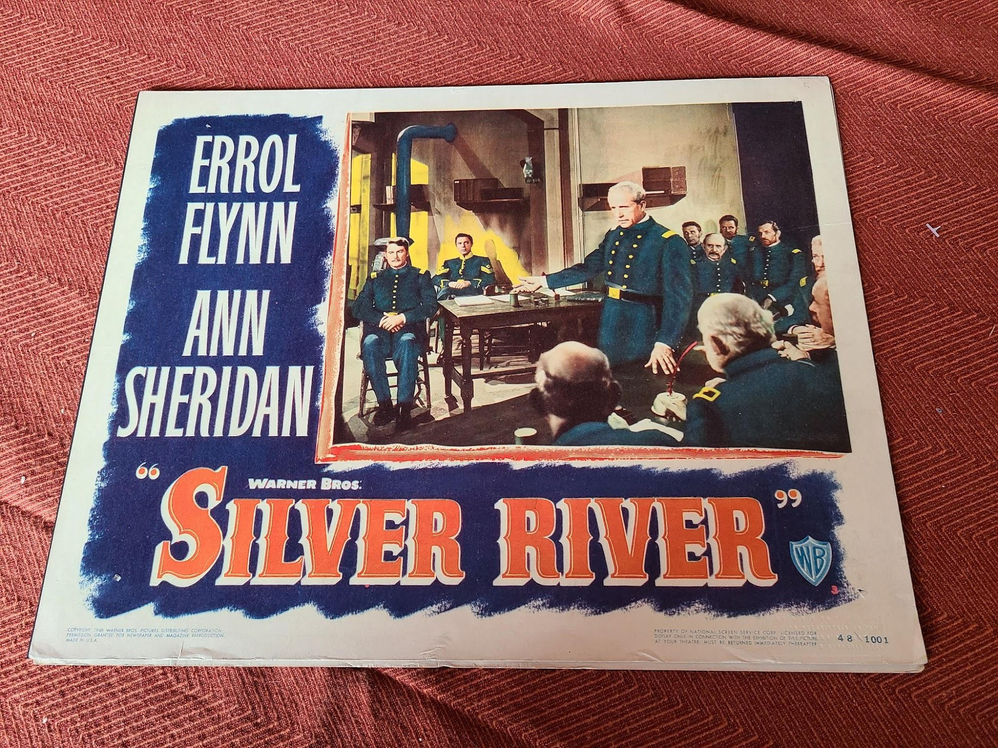 Silver River 1948 Western Lobby Cards