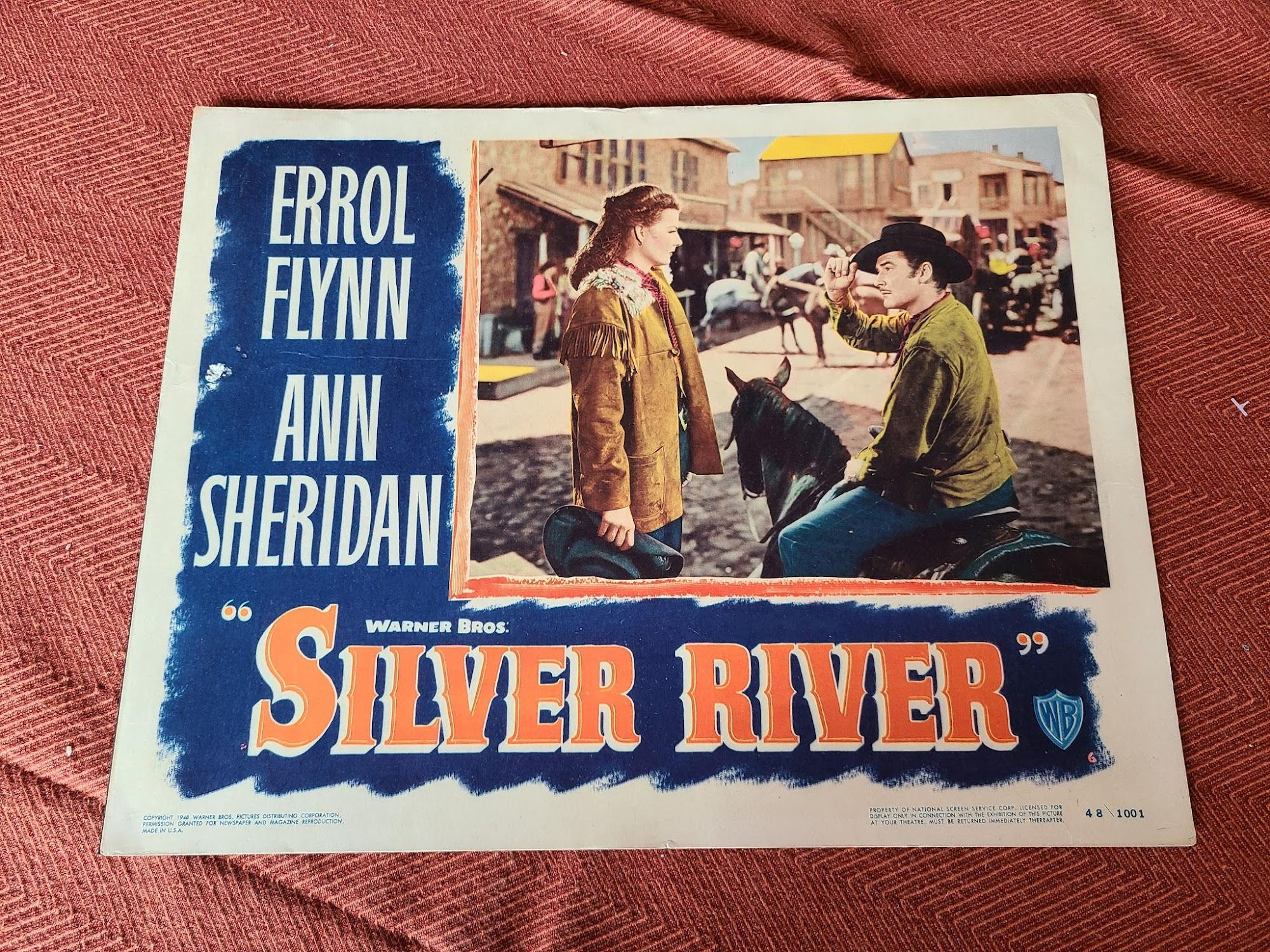 Silver River 1948 Western Lobby Cards
