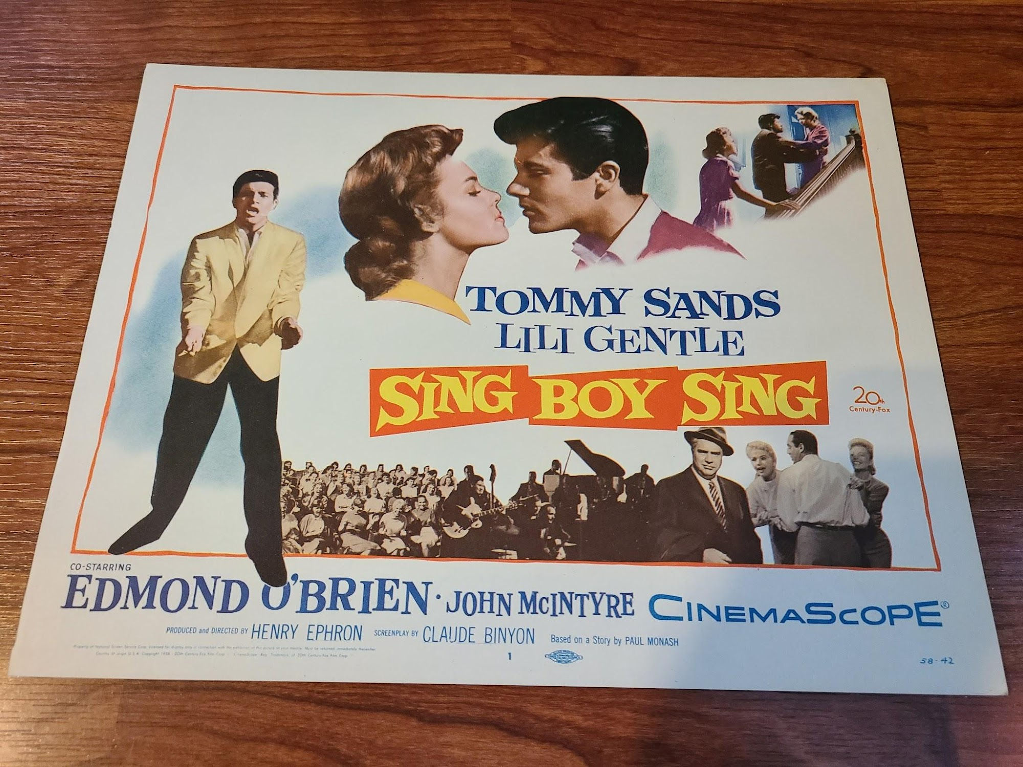 Sing Boy Sing 1958 Title Cards