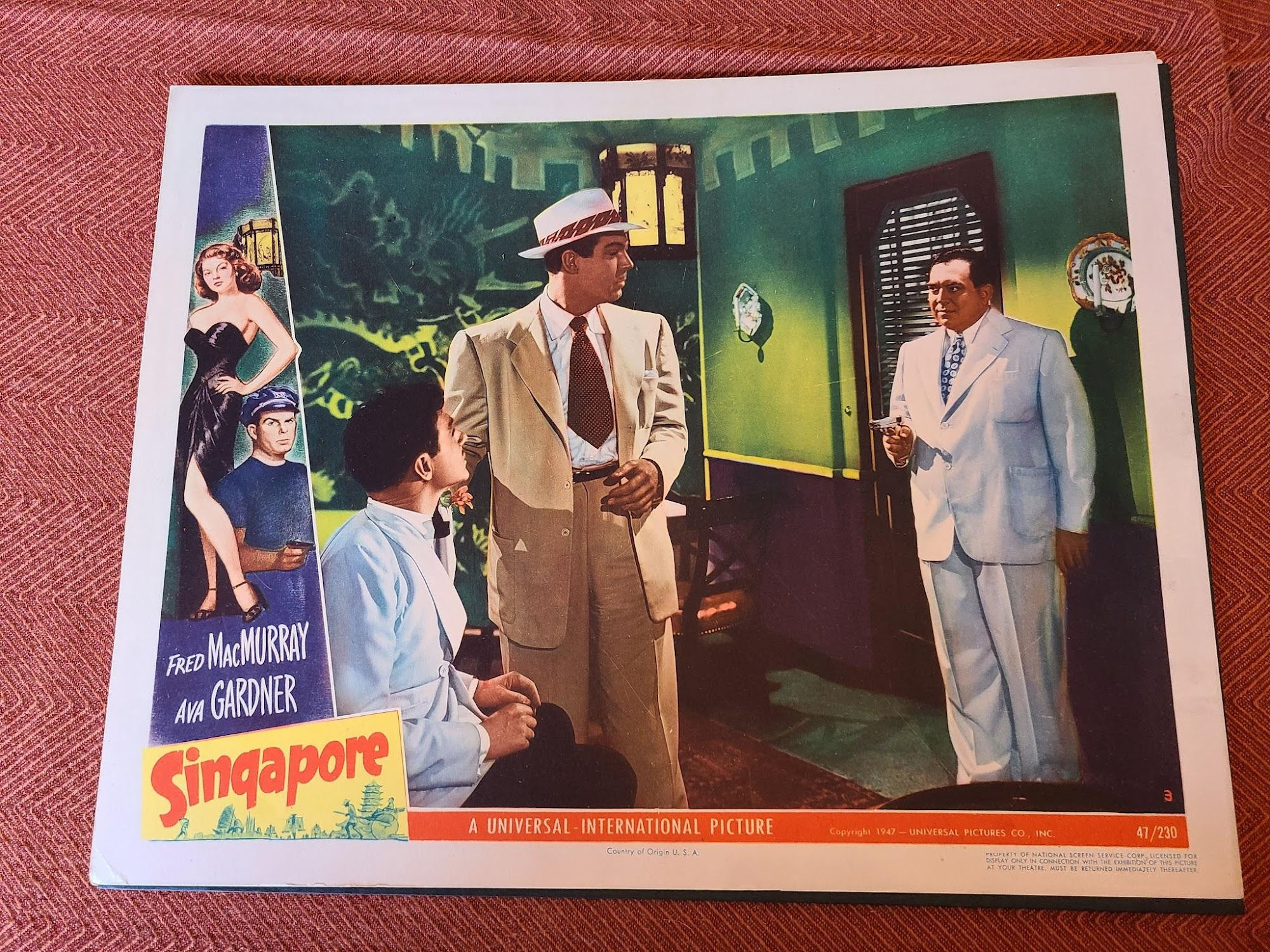 Singapore 1947 General Lobby Cards