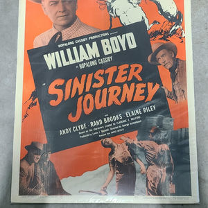 Sinister Journey 1947 1 Sheets/US