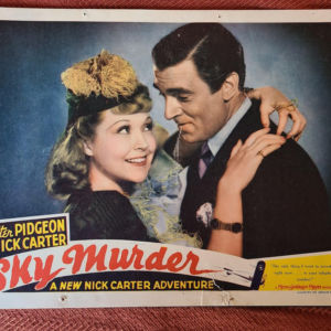 Sky Murder 1940 General Lobby Cards
