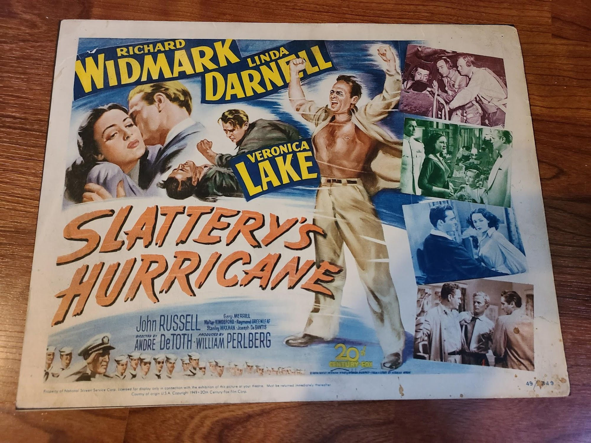 Slattery's Hurricane 1949 Title Cards