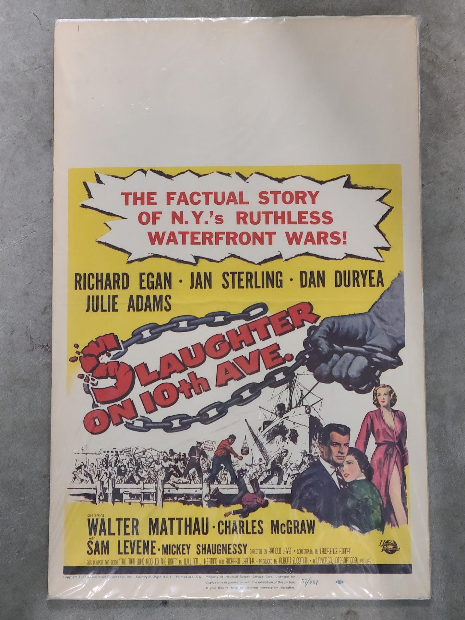 Slaughter On 10th Ave. 1957 Window Cards