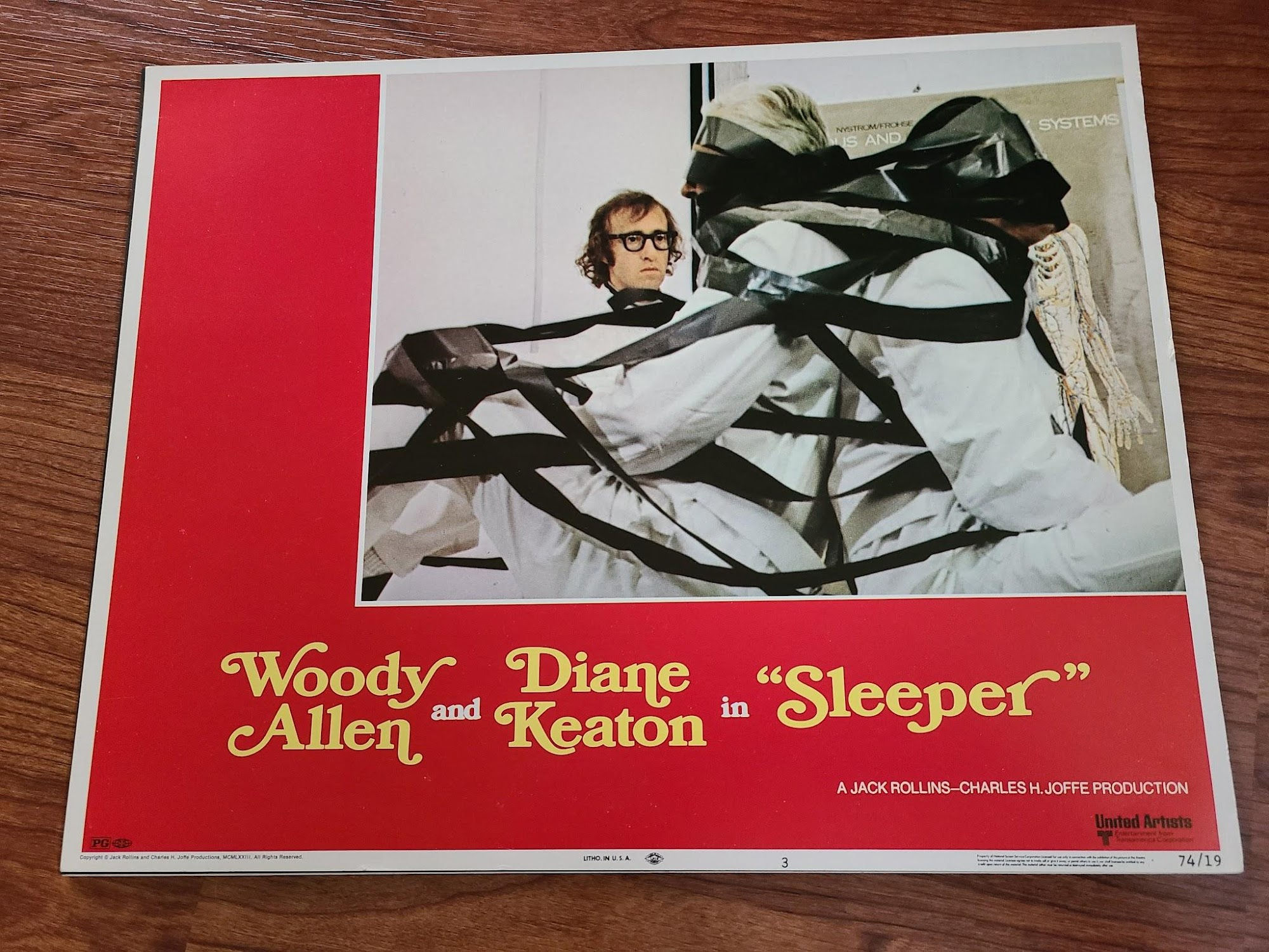Sleeper 1973 General Lobby Cards