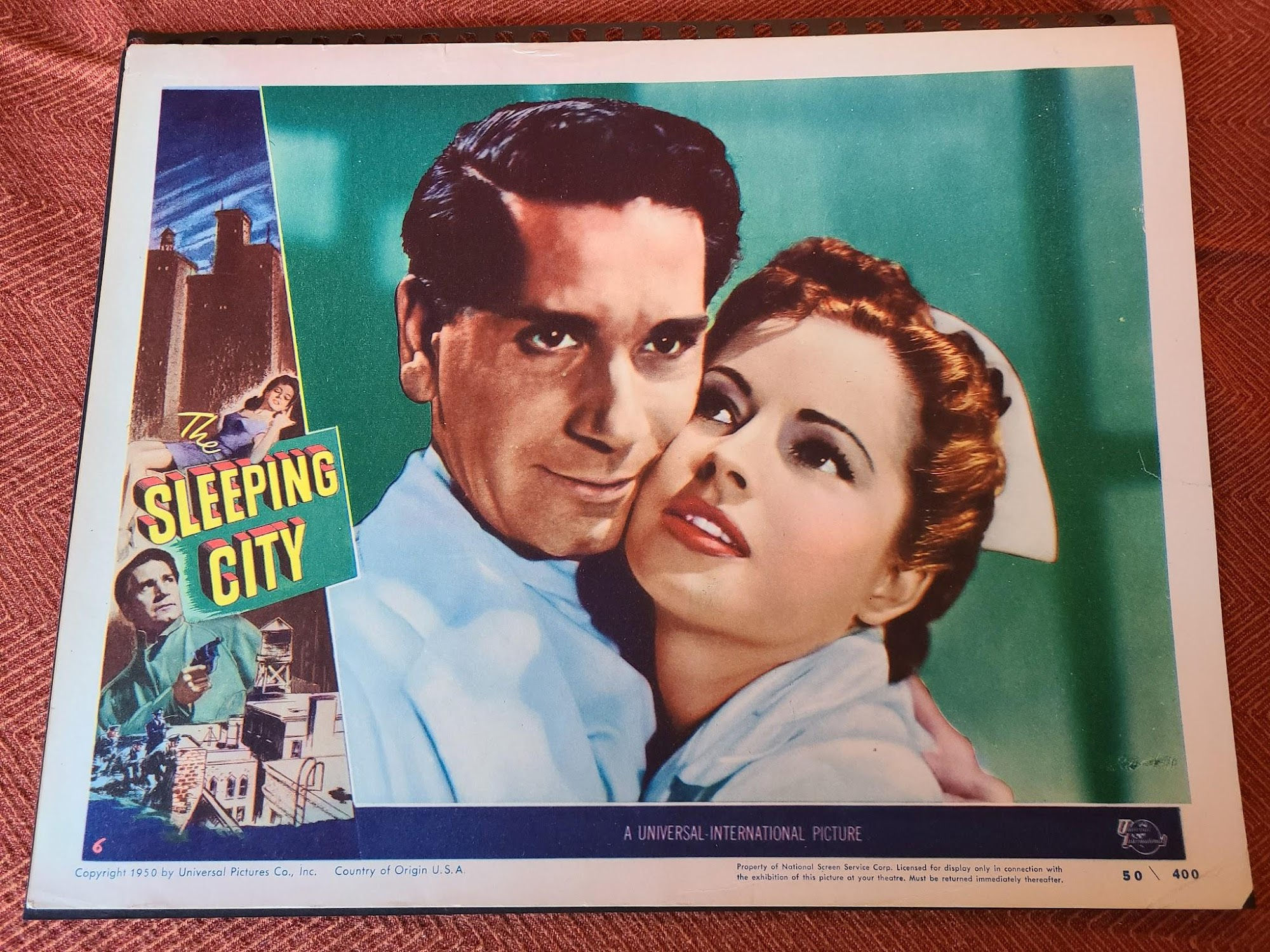 Sleeping City 1950 General Lobby Cards