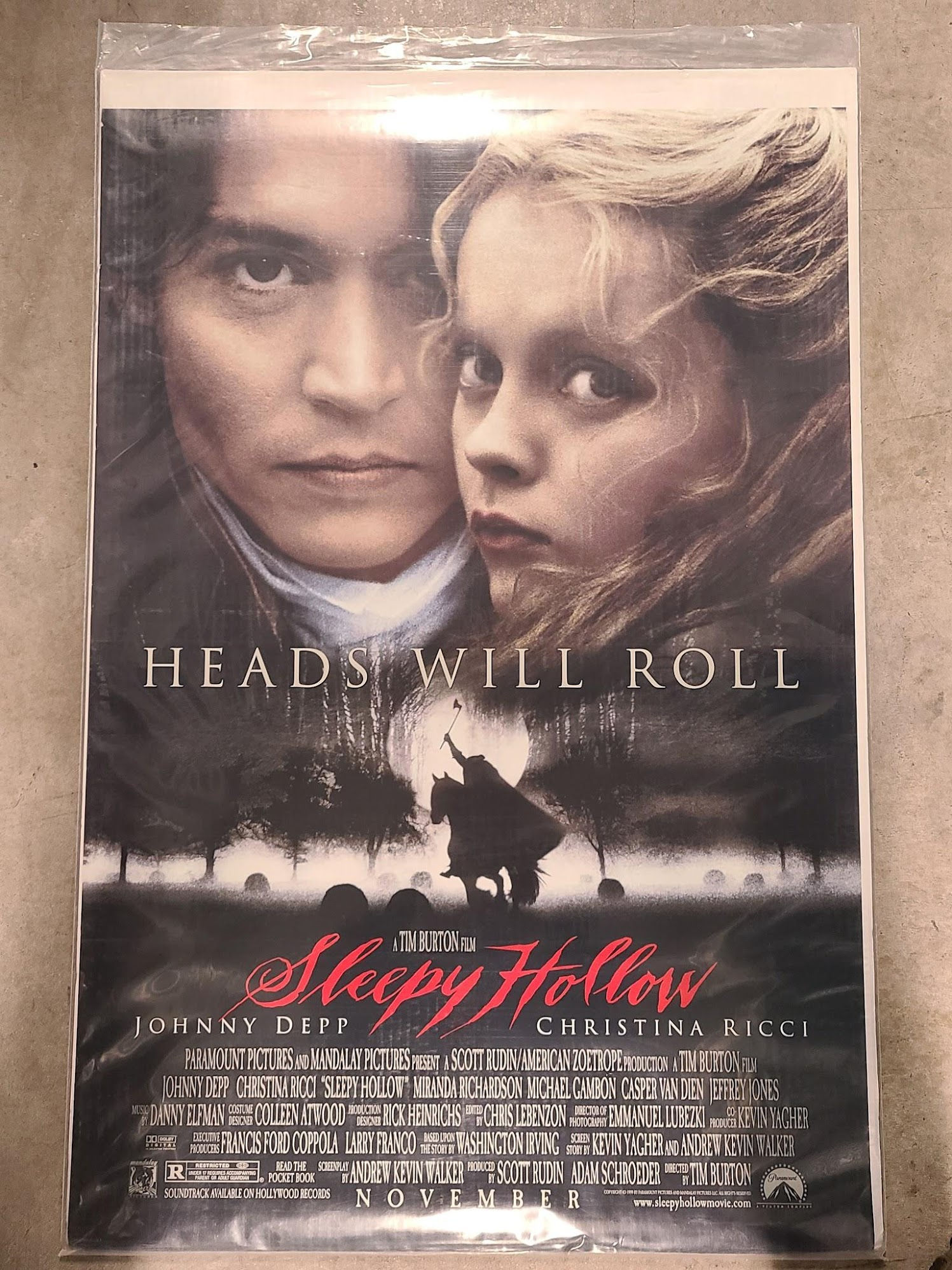 Sleepy Hollow 1999 1 Sheets/US