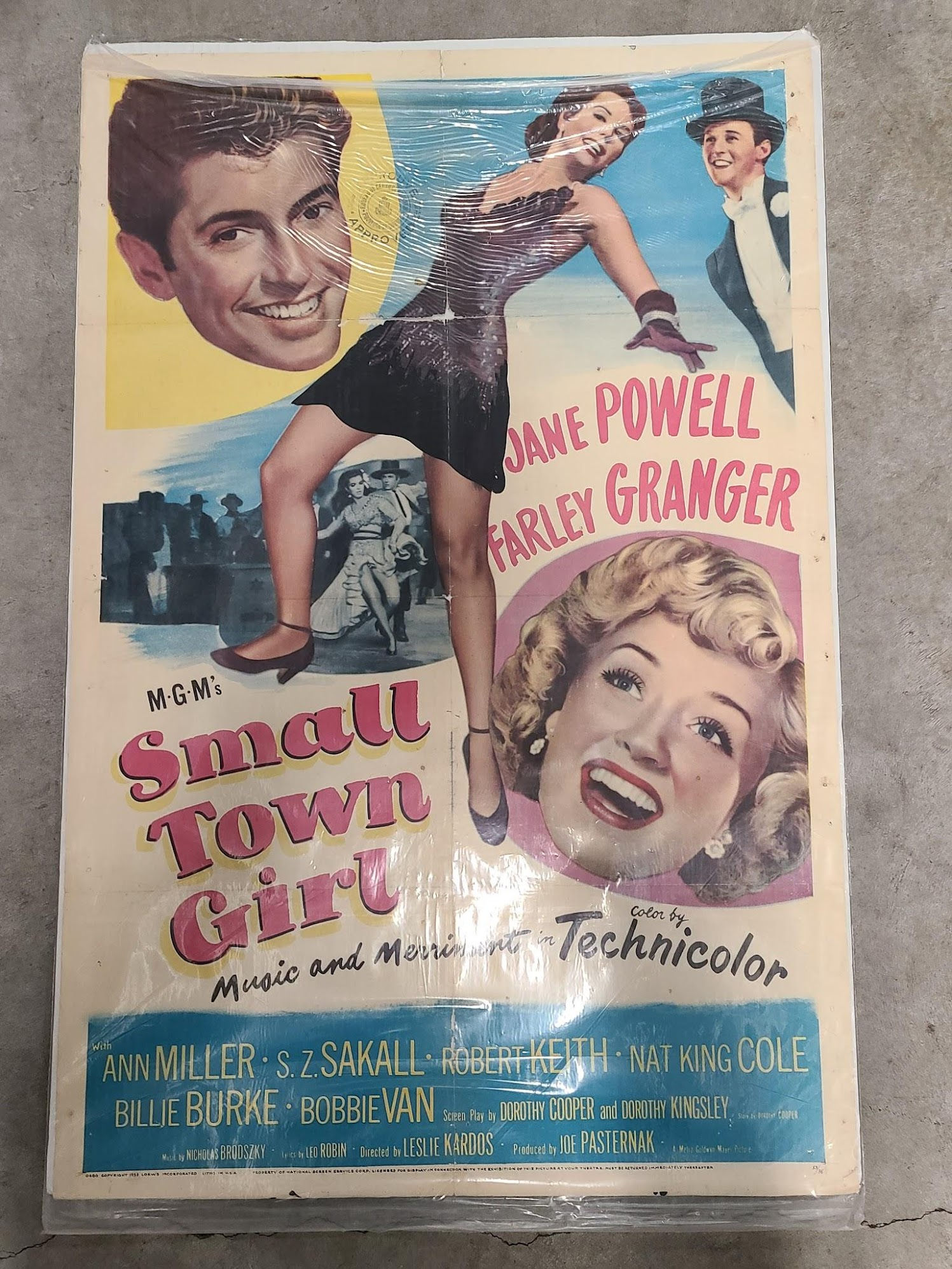 Small Town Girl 1953 1 Sheets/US