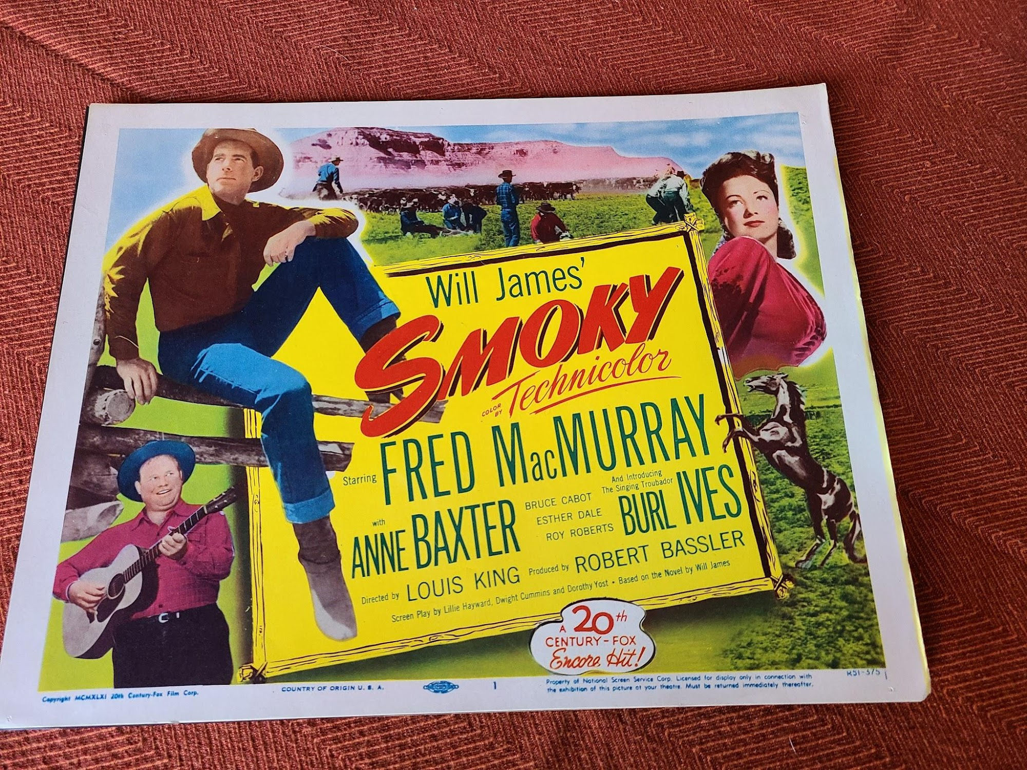 Smoky 1946 Western Lobby Cards