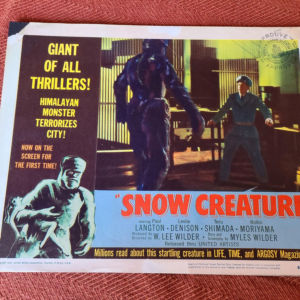 Snow Creature 1954 Scifi/Horror