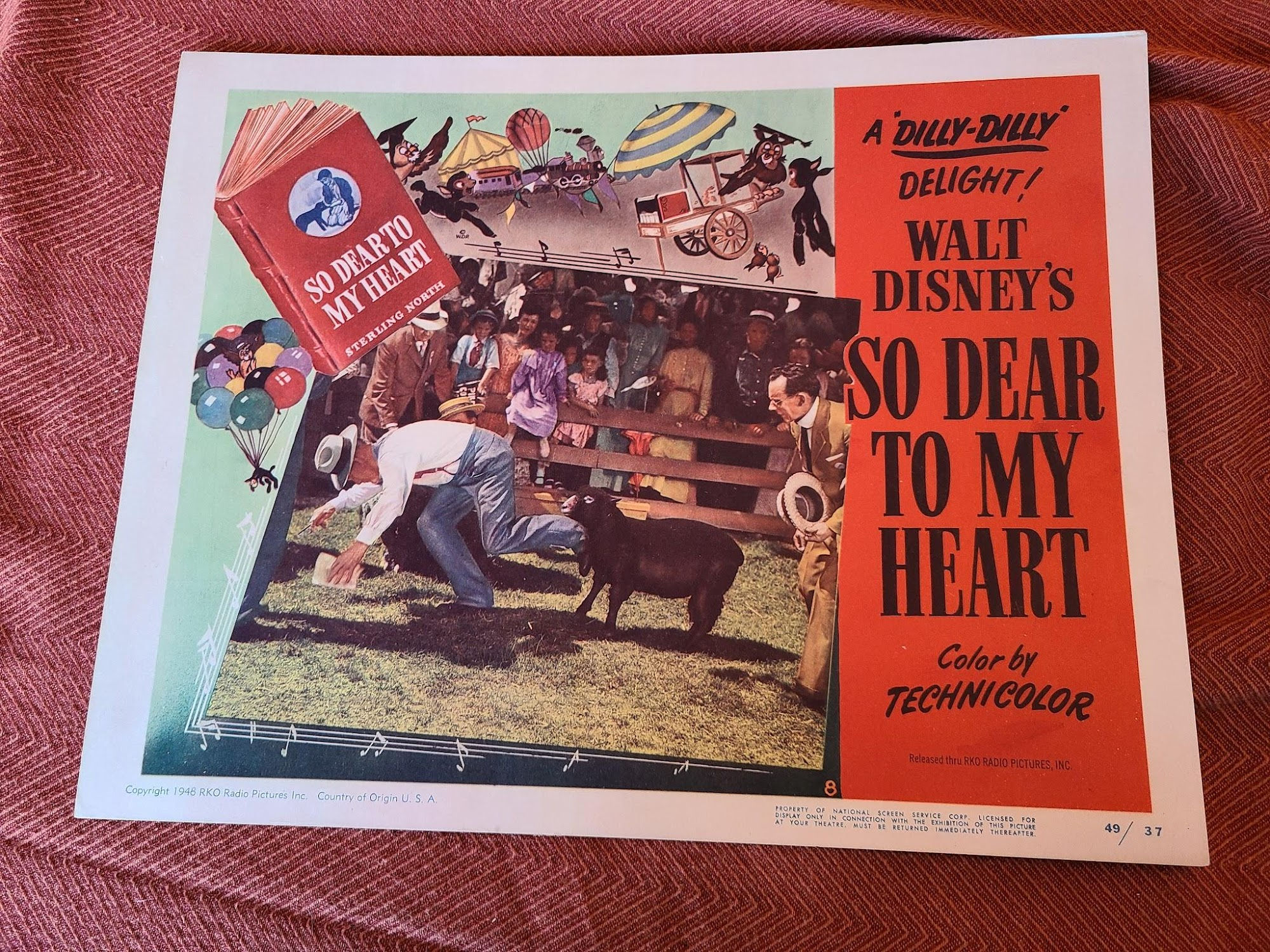 So Dear To My Heart 1948 General Lobby Cards