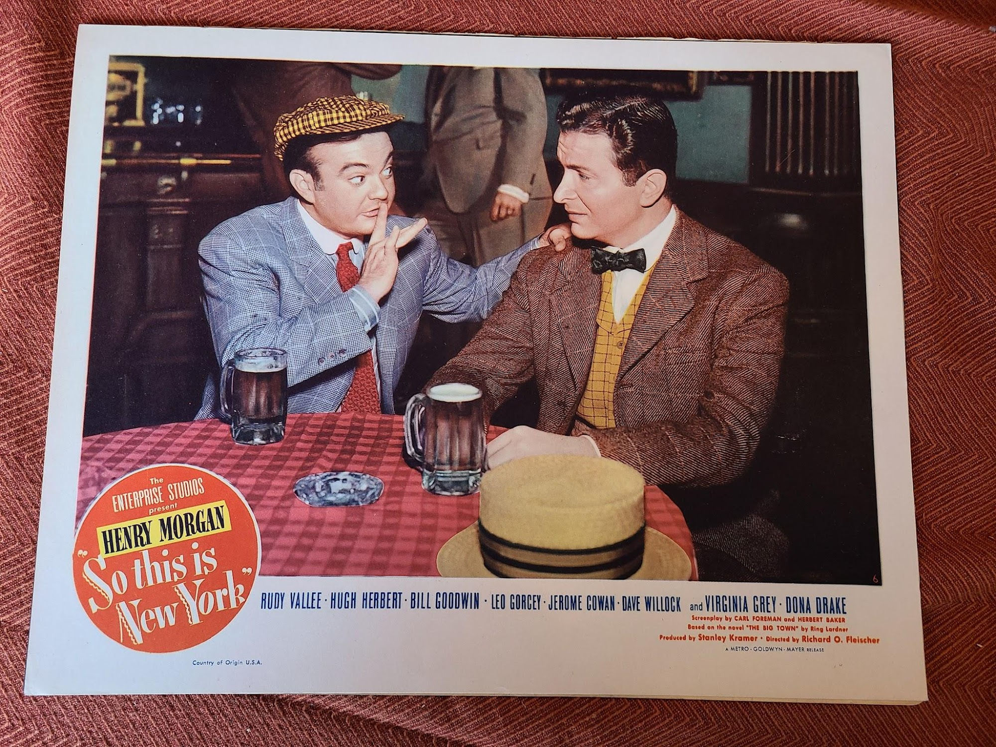 So This Is New York 1948 General Lobby Cards