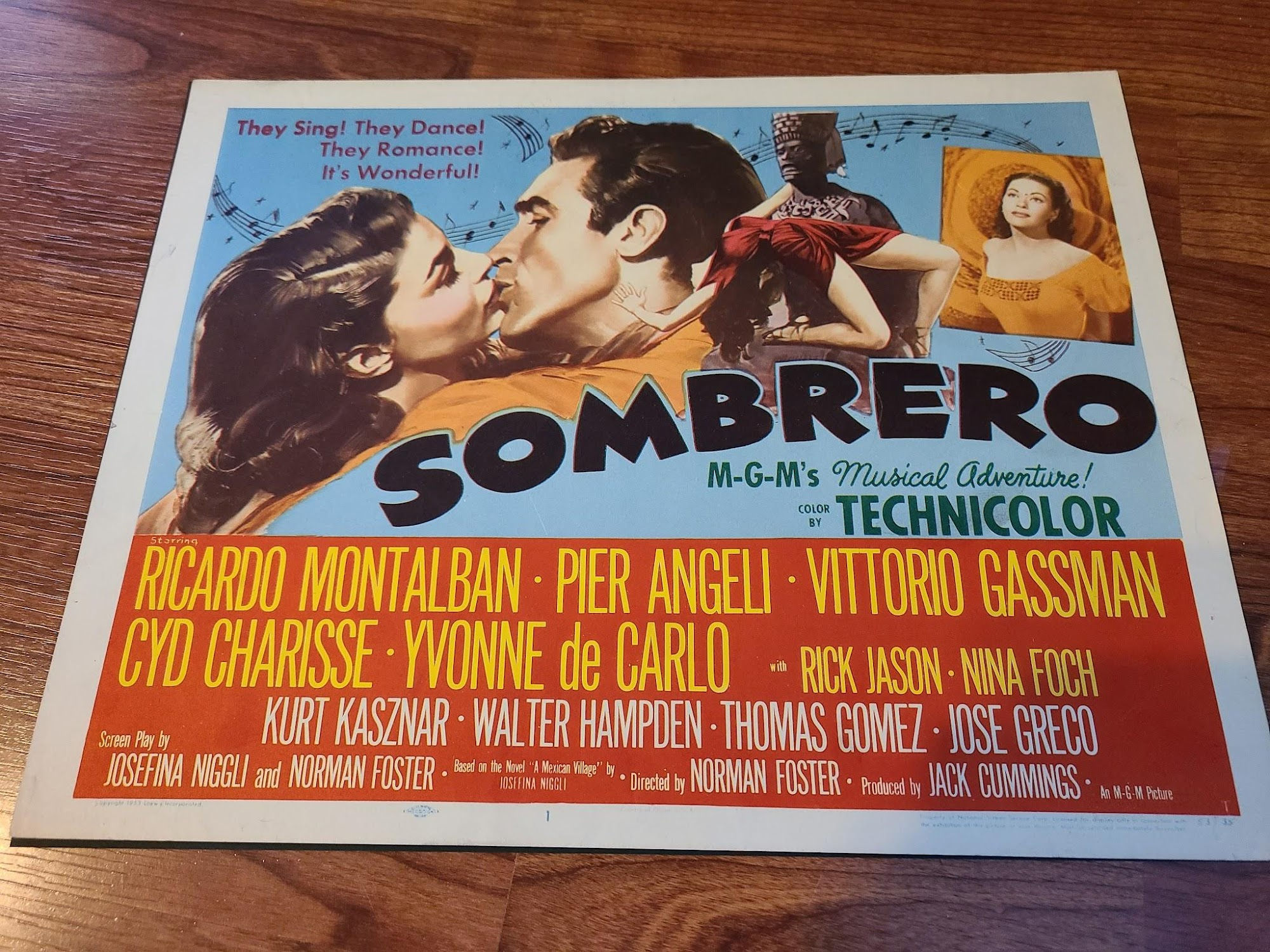 Sombrero 1953 Title Cards