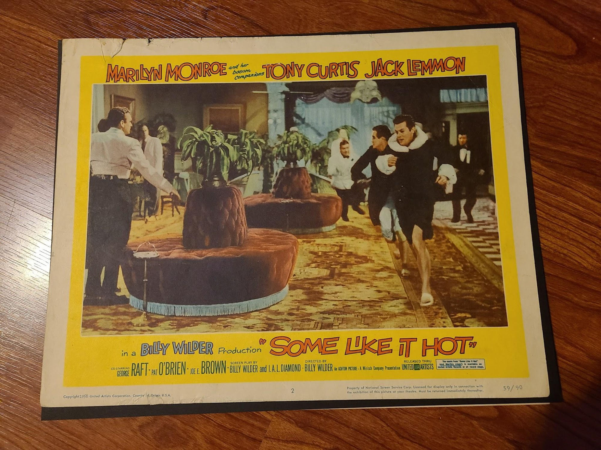 Some Like It Hot 1959 General Lobby Cards