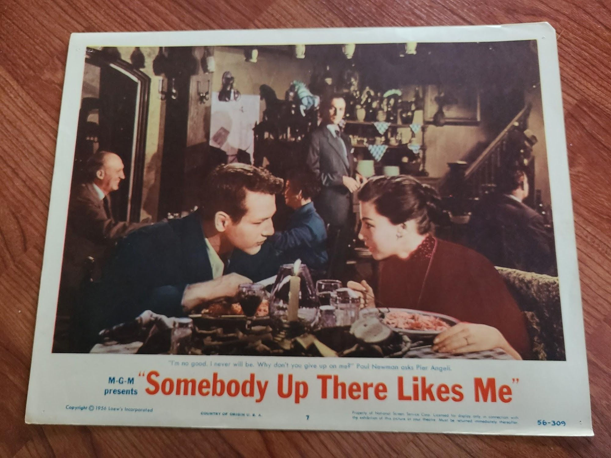 Somebody Up There Likes Me 1956 General Lobby Cards