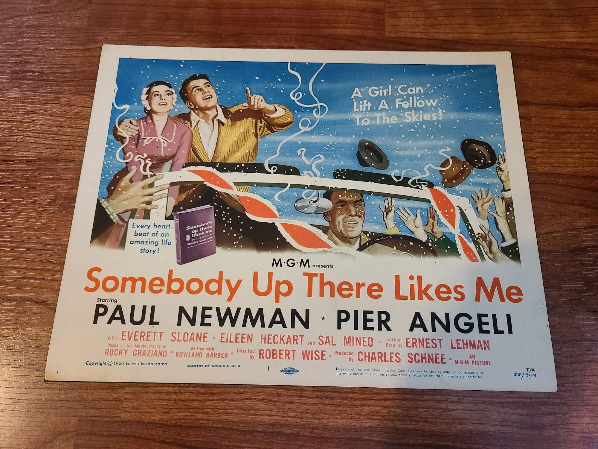 Somebody Up There Likes Me 1956 Title Cards