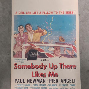 Somebody Up There Likes Me 1956 Window Cards